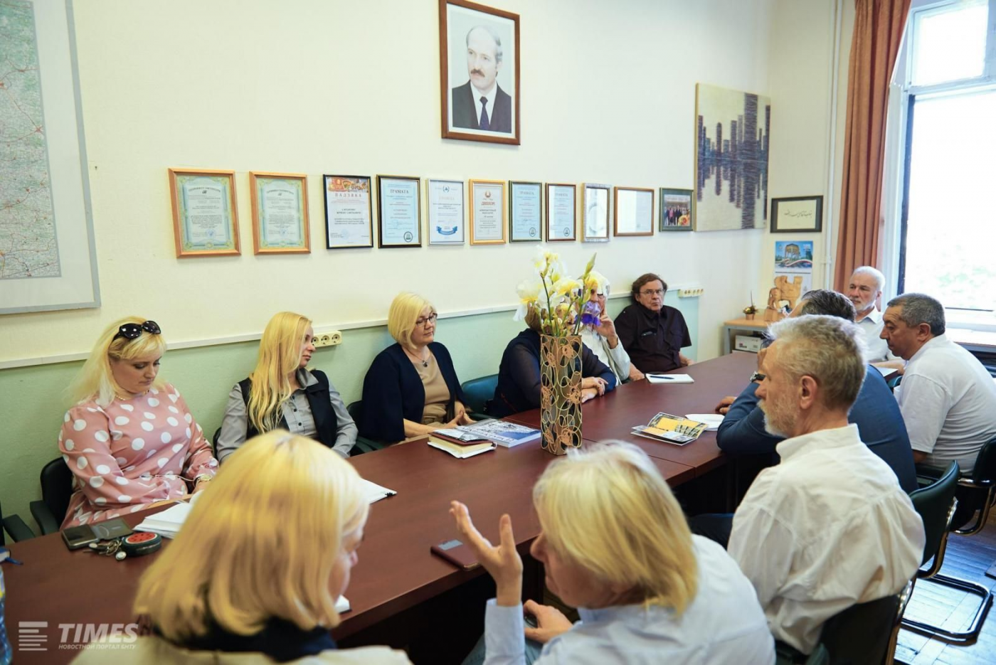 Архитектурный факультет БНТУ посетила делегация из Узбекистана 